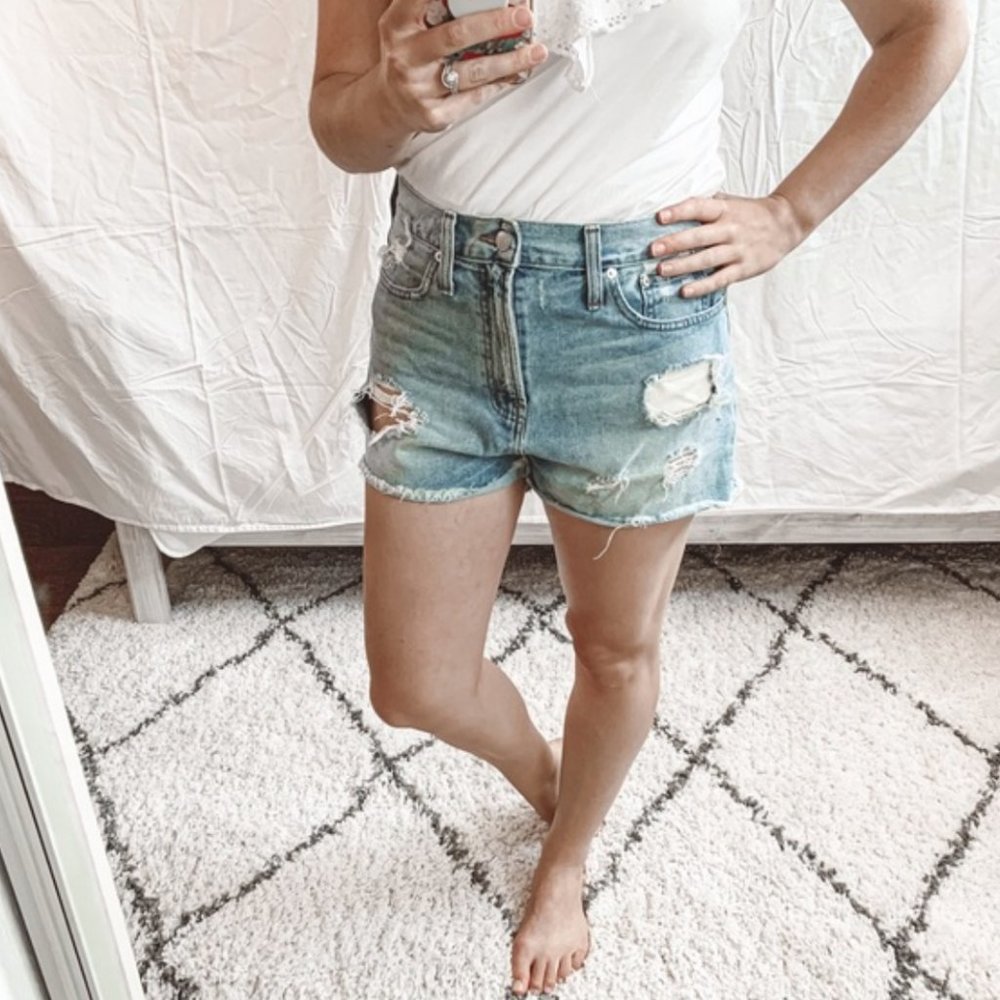 Madewell The Perfect Jean Short Sz 28